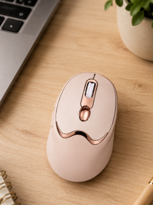 Şarjlı Kablosuz Mouse Sessiz Tıklama Bluetooth ve USB Destekli