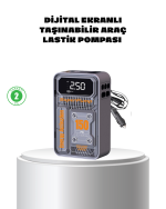 Taşınabilir Kablosuz Hava Pompası – 150 PSI Güçlü Basınç ve 6000mAh Şarjlı - Görsel 5