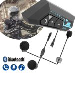 Bluetooth Motosiklet Kask Kulaklığı Mikrofonlu Kablosuz Sürüş Intercomu - Görsel 5