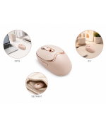 Şarjlı Kablosuz Mouse Sessiz Tıklama Bluetooth ve USB Destekli - Görsel 5