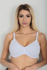 Beyaz Emzirme Sütyeni - 505 - Beden 90 - Görsel 2