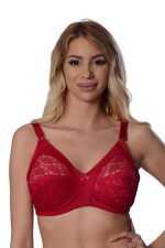 Bordo Dantelli Toparlayıcı Sütyen - 503 - Beden 95 - Görsel 4