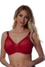 Bordo Dantelli Toparlayıcı Sütyen - 503 - Beden 110 - Görsel 3