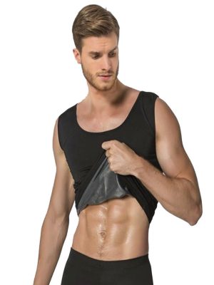 Siyah Erkek Termal Sauna Atlet - 744 - Beden M