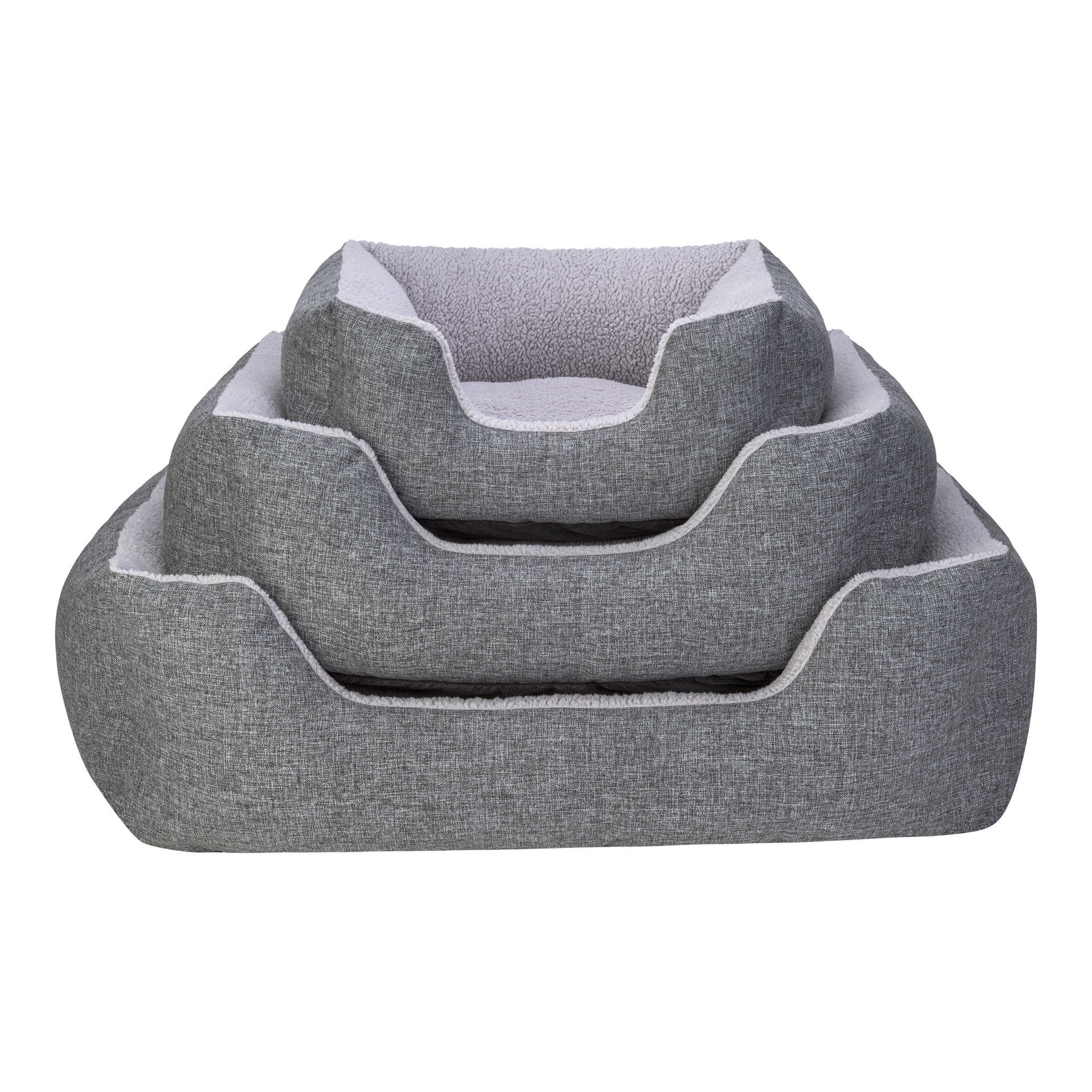 Pet Comfort Echo Varro Gri-Gri Köpek Yatağı M 65x80cm - Görsel 4