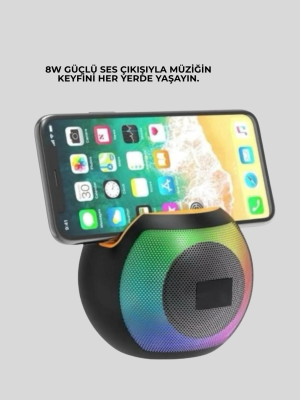 8 Saat Çalma Süreli Taşınabilir Bluetooth Hoparlör