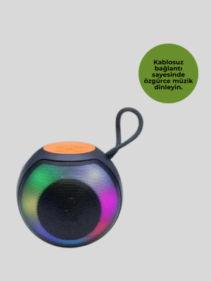 360° Stereo Surround Sesli Taşınabilir Hoparlör