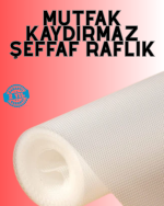 Eva malzemeden kaydırmaz şeffaf raflık buzdolabı kaplaması - Görsel 5