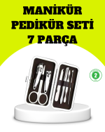Paslanmaz Çelik Kişisel Bakım Seti – 7 Parça - Görsel 5