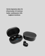 Titanyum Hoparlörlü Kablosuz Bluetooth Kulaklık - Görsel 2