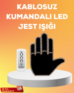 Kompakt Tasarımlı LED Jest Işığı – Selam ve Teşekkür Modları - Görsel 5