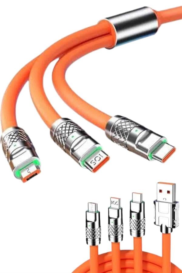 120w-3-in-1-uyumlu-silikon-sarj-kablos-ce5-42.jpg 120W 3 İn 1 Uyumlu Silikon Şarj Kablosu Hızlı Şarj Kablosu - Görsel 1