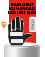 Uzaktan Kumandalı LED Jest Işığı – 3 Farklı Hareket Modu - Görsel 5