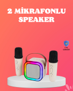Bluetooth 5.0 Destekli Kablosuz Karaoke Hoparlör - Görsel 4