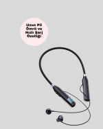 Uzun Pil Ömrü ve Hızlı Şarj Özellikli Bluetooth Kulaklık - Görsel 2
