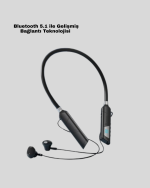 Uzun Pil Ömrü ve Hızlı Şarj Özellikli Bluetooth Kulaklık - Görsel 3