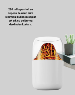 Aromaterapi Difüzörlü Sessiz Çalışan Hava Nemlendirici - Görsel 2