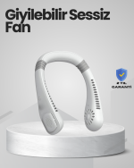 Çocuk ve Yetişkinler İçin Güvenli Şarjlı Boyun Fanı - Görsel 5