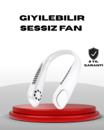 9000mAh Şarjlı Boyun Tipi Taşınabilir Vantilatör - Görsel 5