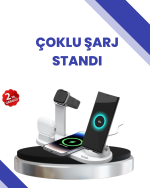 Masaüstü Düzenleyici 4’ü 1 Arada Kablosuz Şarj Aksesuarı - Görsel 5