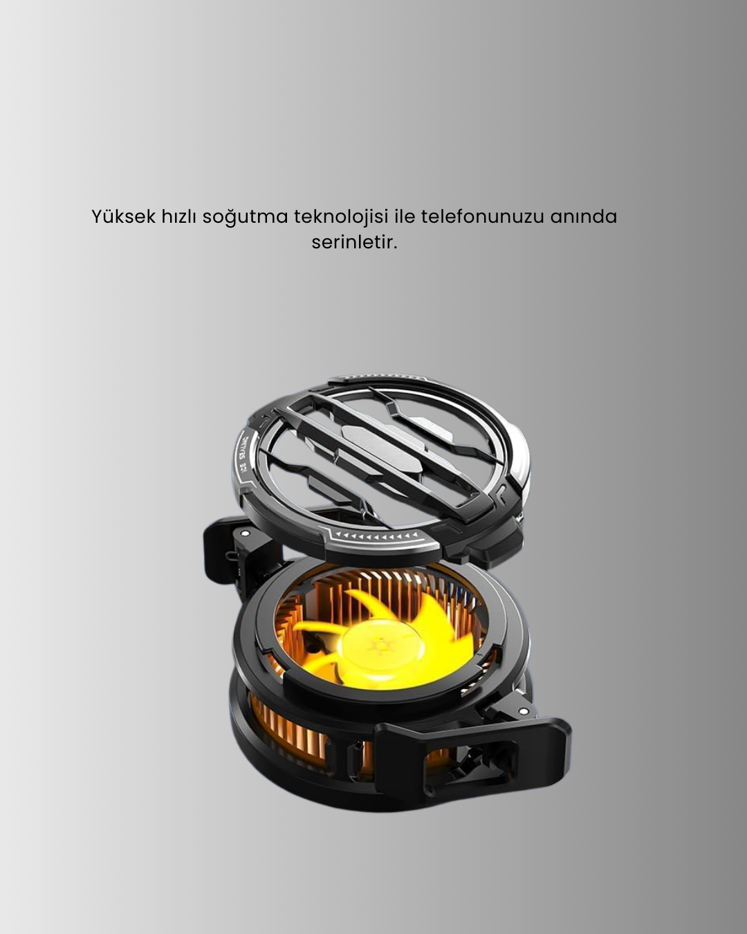 1210071_7-11.png RGB Işıklı Sessiz Fanlı Telefon Soğutucu - Görsel 1