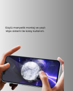 RGB Işıklı Sessiz Fanlı Telefon Soğutucu - Görsel 2