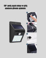 Güneş Enerjili Su Geçirmez Dış Mekan Aydınlatma - Görsel 2