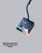 Type-C Şarj Girişli Taşınabilir Elektrikli Hava Pompası - Görsel 4
