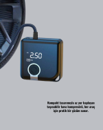Type-C Şarj Girişli Taşınabilir Elektrikli Hava Pompası - Görsel 2
