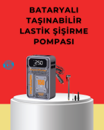 Hızlı Şişirme Güçlü Motorlu 150 PSI Araba Lastik Pompası - Görsel 5