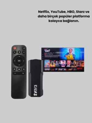 Android TV Stick WiFi ve Bluetooth Bağlantılı