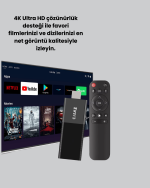 WiFi ve Bluetooth Destekli Android TV Dönüştürücü Stick - Görsel 2
