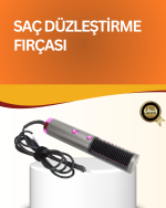 Çok Yönlü Kullanıma Uygun Saç Kurutma ve Düzleştirme Fırçası - Görsel 5