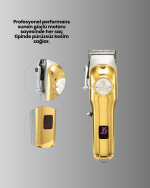Güçlü Motorlu LCD Ekranlı Şarjlı Tıraş ve Şekillendirme Makinesi - Görsel 3