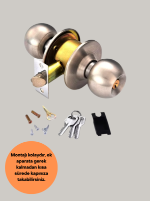 Topuzlu Kapı Kilidi