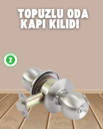İç ve Dış Mekan Uyumlu Giriş Tipi Topuzlu Kilit - Görsel 5