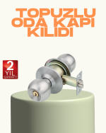 Kolay Montajlı Modern Tasarım Topuzlu Kilit - Görsel 5