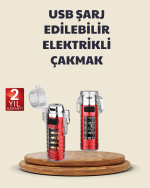 Kamp ve Outdoor İçin Çok Amaçlı Çakarlı Elektronik Çakmak - Görsel 5