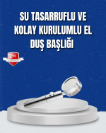 Şelale Sisi ve Masaj Özellikli Banyo Duş Başlığı - Görsel 5