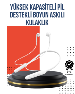 Uzun Süre Dayanıklı Manyetik Başlıklı Bluetooth Kulaklık - Görsel 5