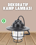 Dekoratif ve Fonksiyonel Taşınabilir Kamp Gece Lambası - Görsel 5