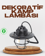 Uzun Ömürlü Bataryalı Outdoor LED Gece Lambası - Görsel 5