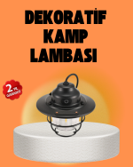 Çam Kozalağı Şekilli Retro Kamp Gece Lambası - Görsel 5