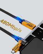 Örgülü Tasarım 4’ü 1 Arada USB-C Lightning Hızlı Şarj Kablosu - Görsel 4