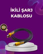 Dayanıklı 4’ü 1 Arada Çok Fonksiyonlu Hızlı Şarj Veri Kablosu - Görsel 5