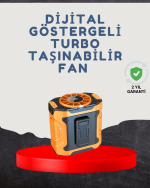Yüksek Kapasiteli Turbo Taşınabilir Fan - Görsel 5