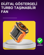 100 Kademeli Hız Ayarlı Taşınabilir Bel ve Boyun Fanı - Görsel 5