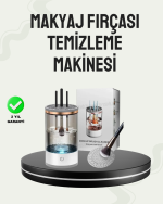USB Şarjlı Kompakt Makyaj Fırçası Temizleme Makinesi - Görsel 5