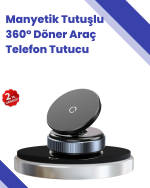 Araç İçi Telefon Tutucu Güçlü Manyetik Vakumlu Model - Görsel 5