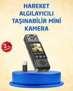 Taşınabilir Full HD Mini Kamera TFT Ekranlı - Görsel 5
